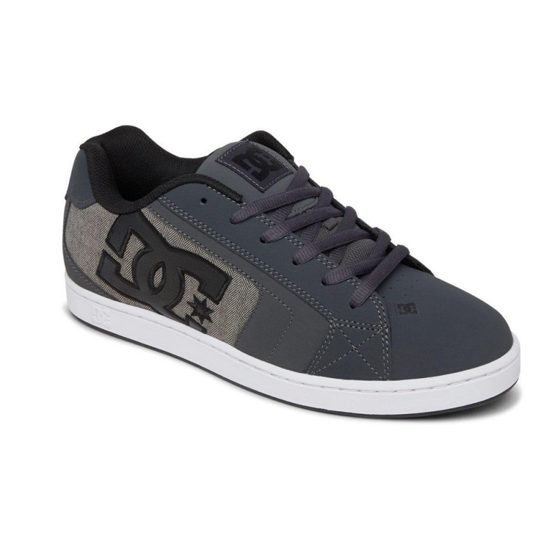 DC Shoes Net Miesten Skeittikengät Harmaat Mustat | YXMZ-92468