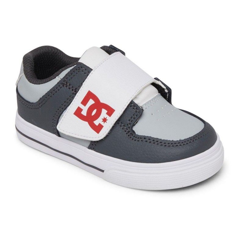 DC Shoes Pure Lasten Skeittikengät Harmaat Mustat | HEFX-42951