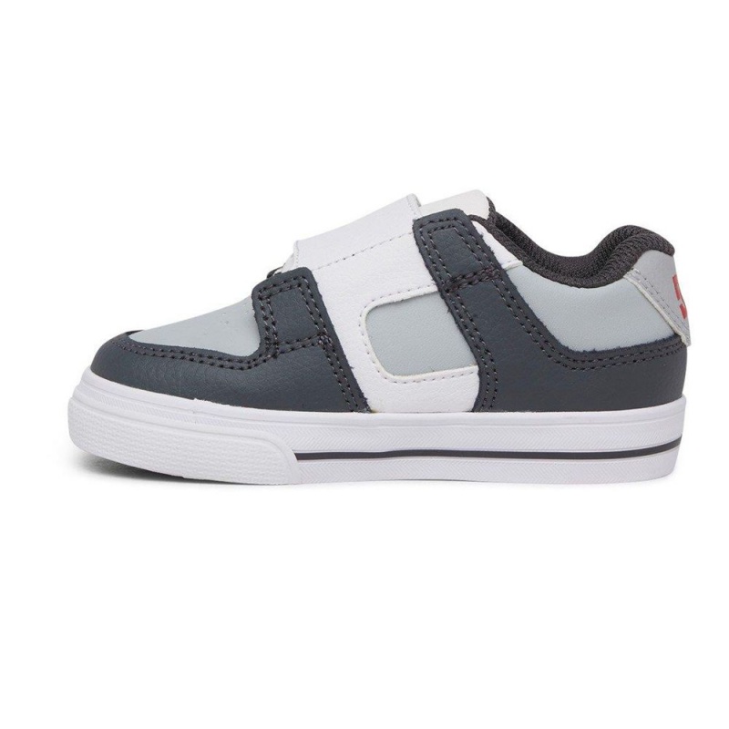 DC Shoes Pure Lasten Skeittikengät Harmaat Mustat | HEFX-42951