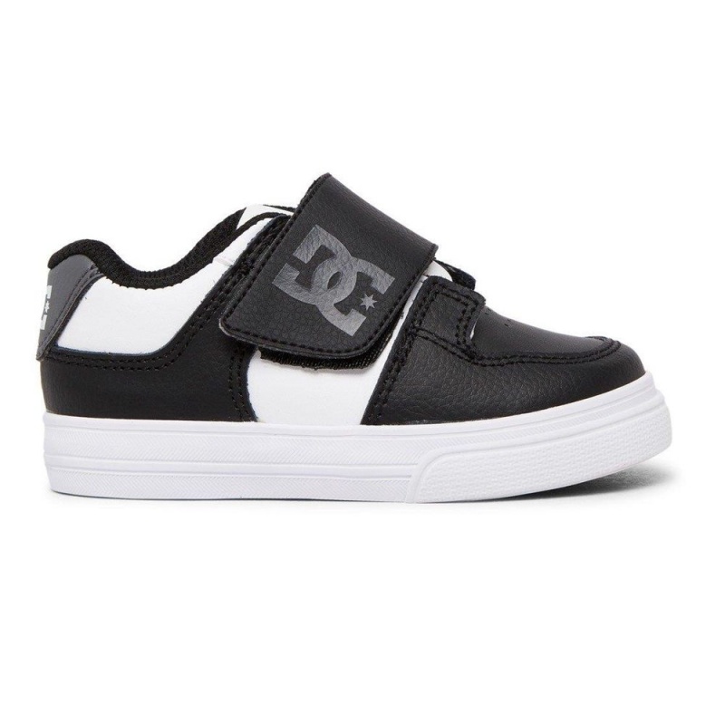 DC Shoes Pure Lasten Skeittikengät Mustat Valkoinen | MCAX-31025