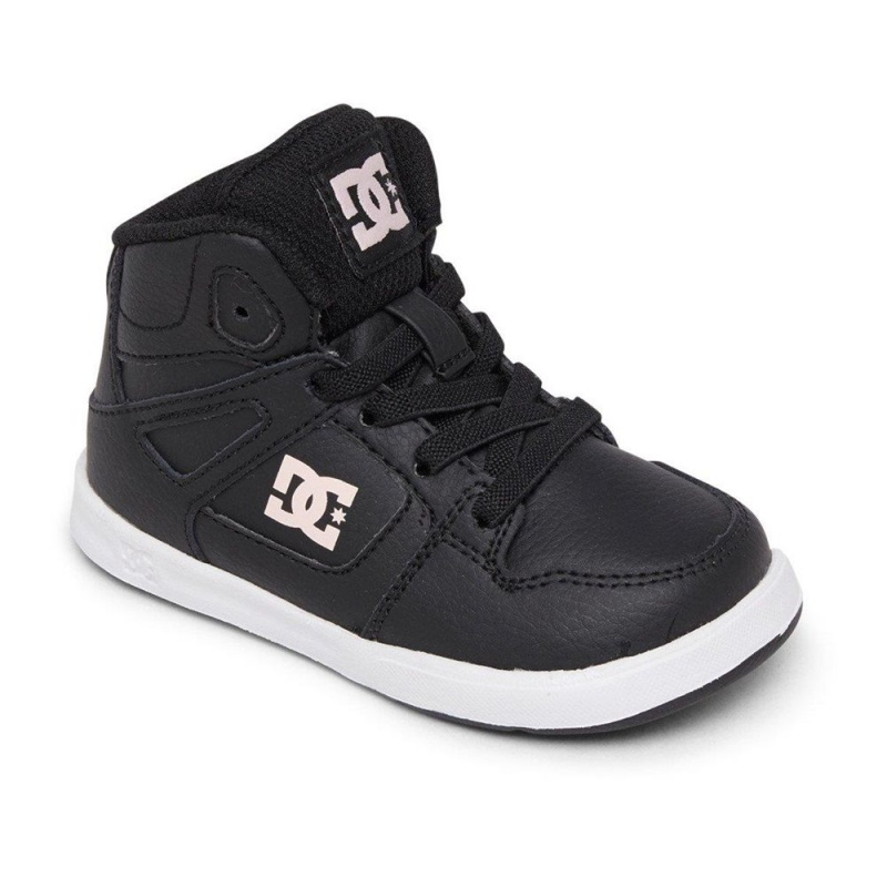 DC Shoes Pure Lasten Skeittikengät Mustat Pinkki | IYVD-39016