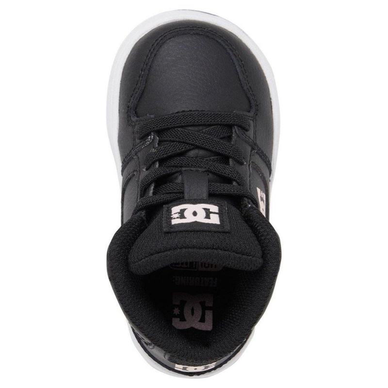 DC Shoes Pure Lasten Skeittikengät Mustat Pinkki | IYVD-39016