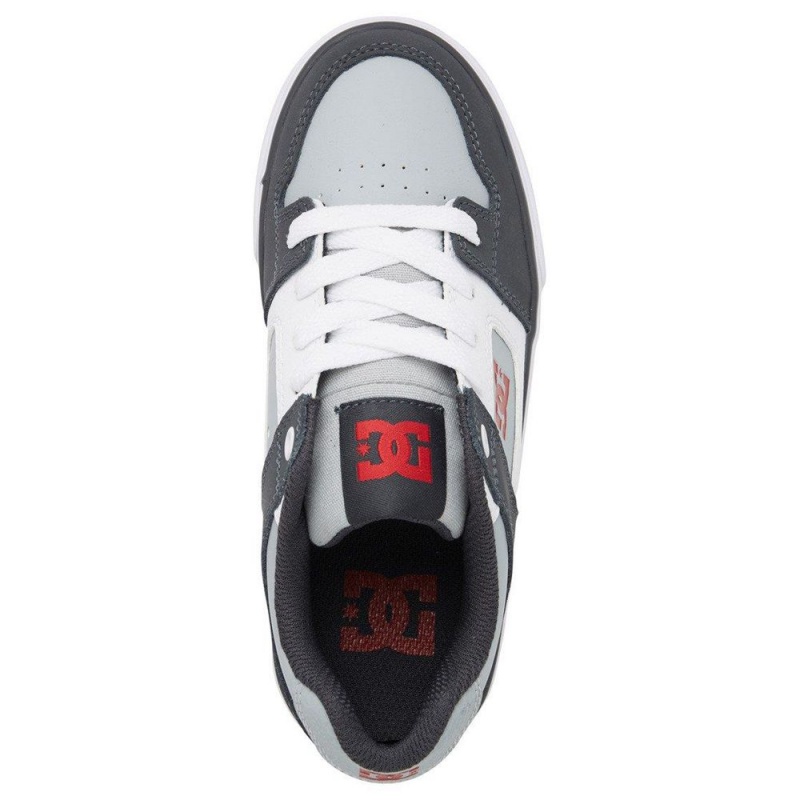 DC Shoes Pure Lasten Skeittikengät Mustat Harmaat | MYAI-48135