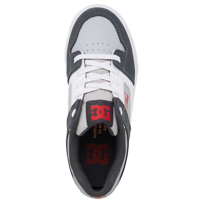 DC Shoes Pure Lasten Skeittikengät Mustat Harmaat | IRNJ-78190