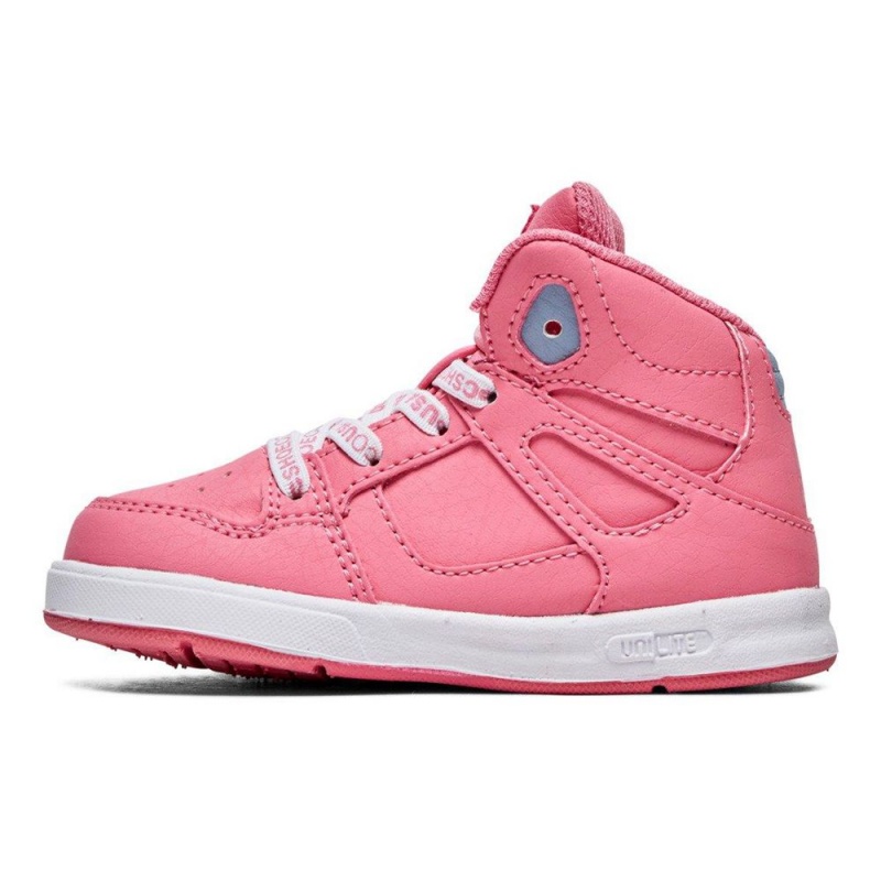 DC Shoes Pure Lasten Skeittikengät Pinkki Valkoinen | TODR-35610