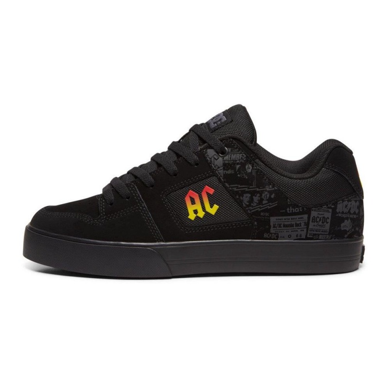 DC Shoes Pure Miesten Skeittikengät Mustat Harmaat | ABMV-53169