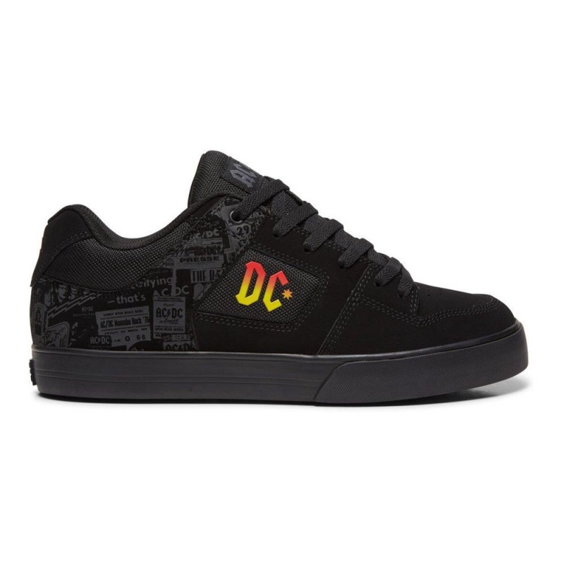 DC Shoes Pure Miesten Skeittikengät Mustat Harmaat | ABMV-53169