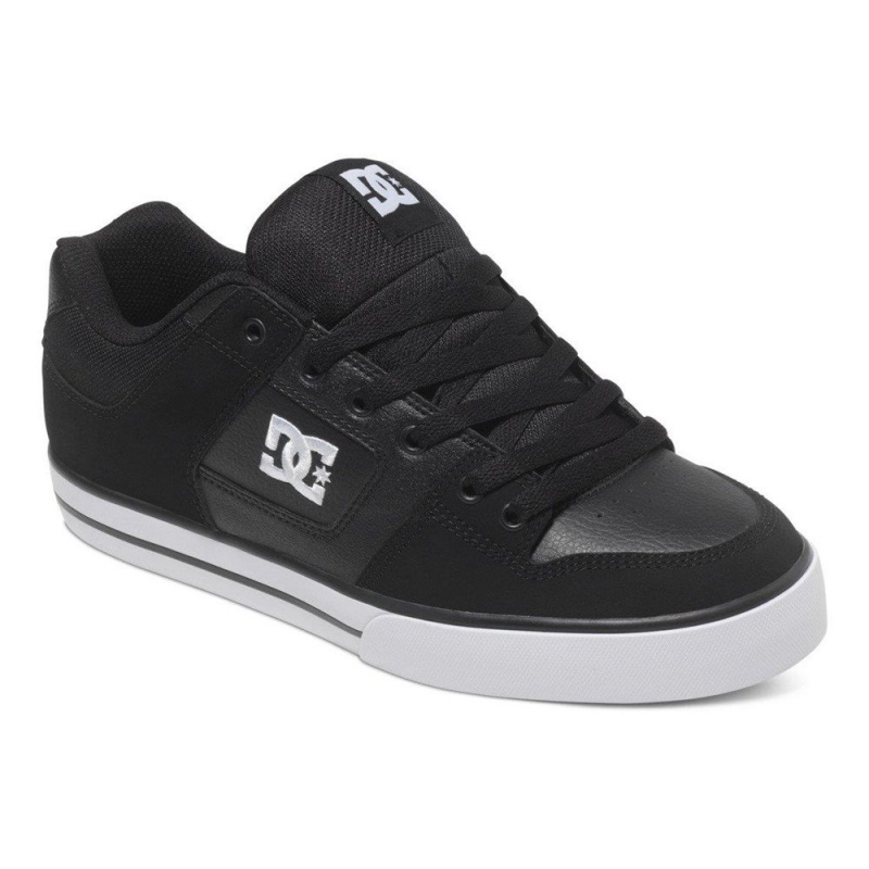 DC Shoes Pure Miesten Skeittikengät Mustat Valkoinen | CHRX-85912