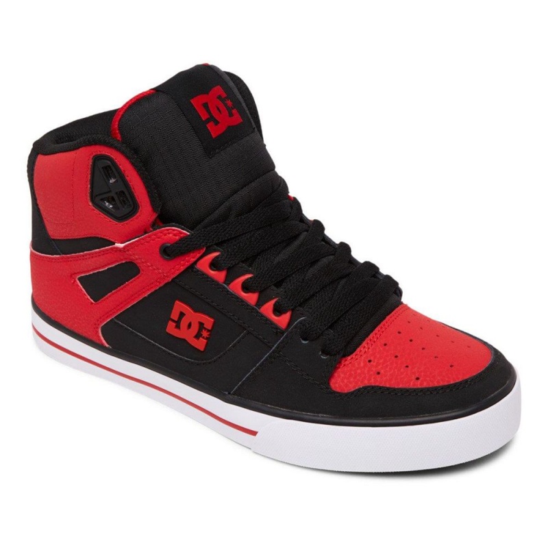 DC Shoes Pure Miesten Skeittikengät Punainen Mustat | GBCQ-50193