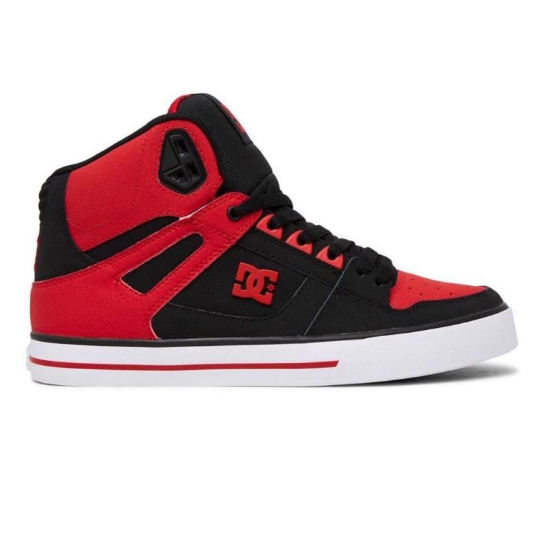 DC Shoes Pure Miesten Skeittikengät Punainen Mustat | GBCQ-50193