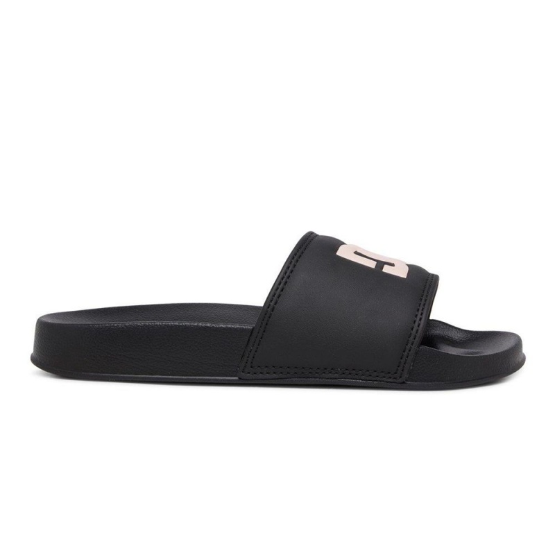 DC Shoes Slides Naisten Sandaalit Mustat Pinkki | ZGHY-78231