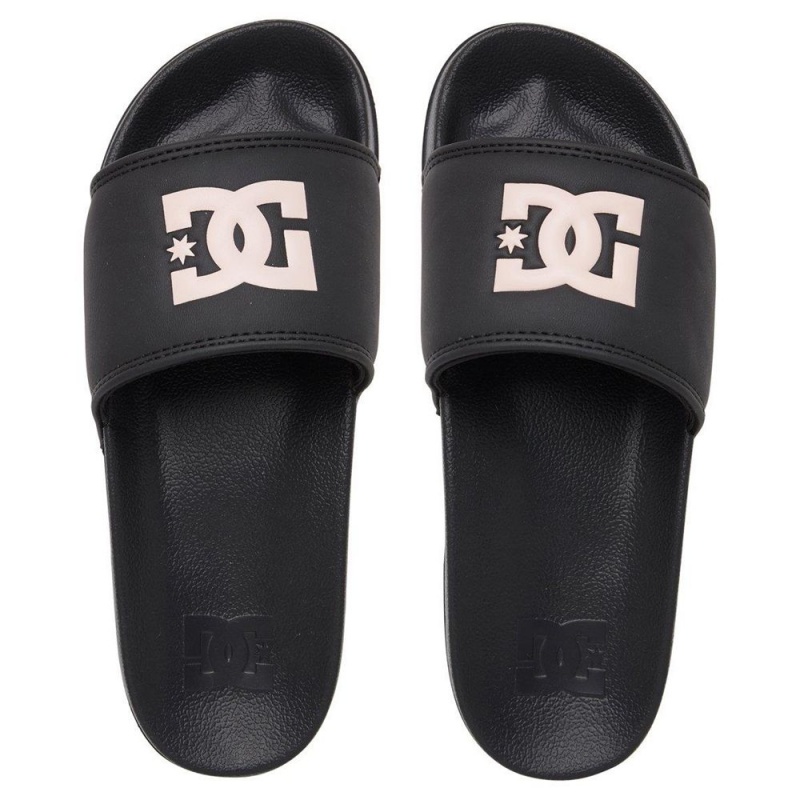 DC Shoes Slides Naisten Sandaalit Mustat Pinkki | ZGHY-78231