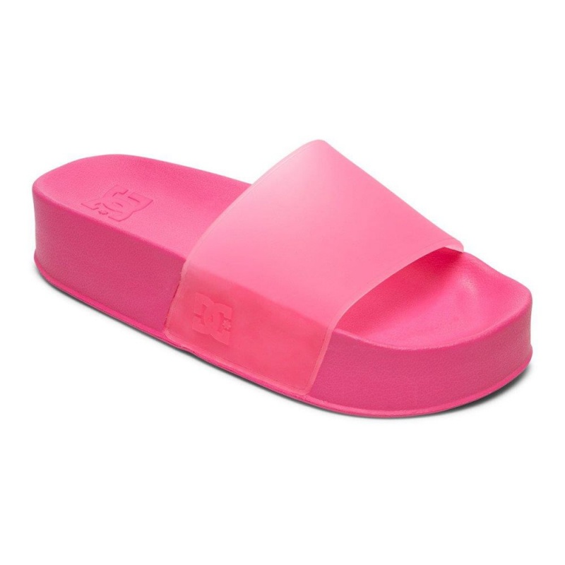 DC Shoes Slides Naisten Sandaalit Pinkki | NSPC-43715