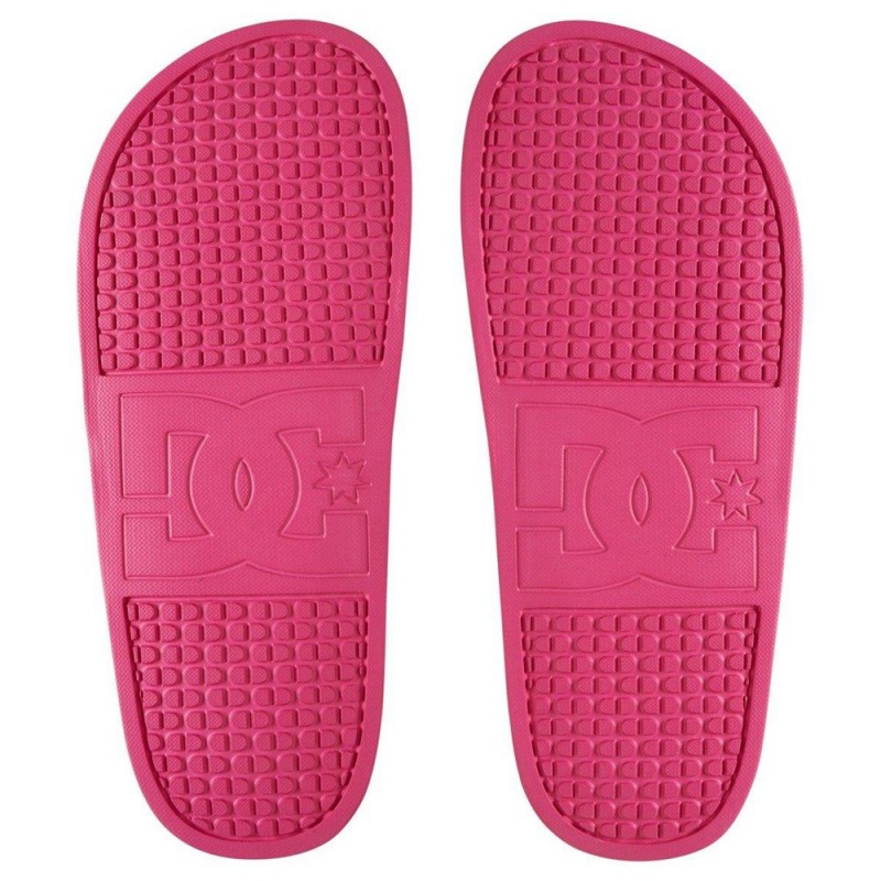 DC Shoes Slides Naisten Sandaalit Pinkki | NSPC-43715