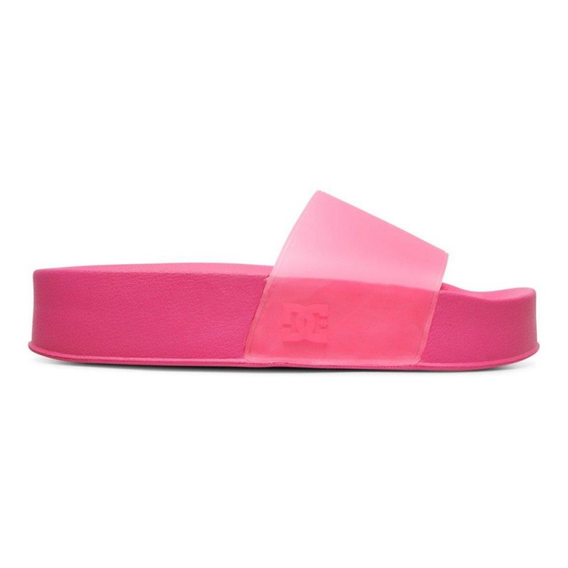 DC Shoes Slides Naisten Sandaalit Pinkki | NSPC-43715