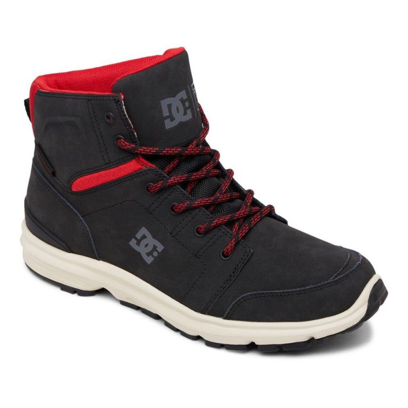 DC Shoes Torstein Miesten Saappaat Mustat Punainen | EHZK-90432