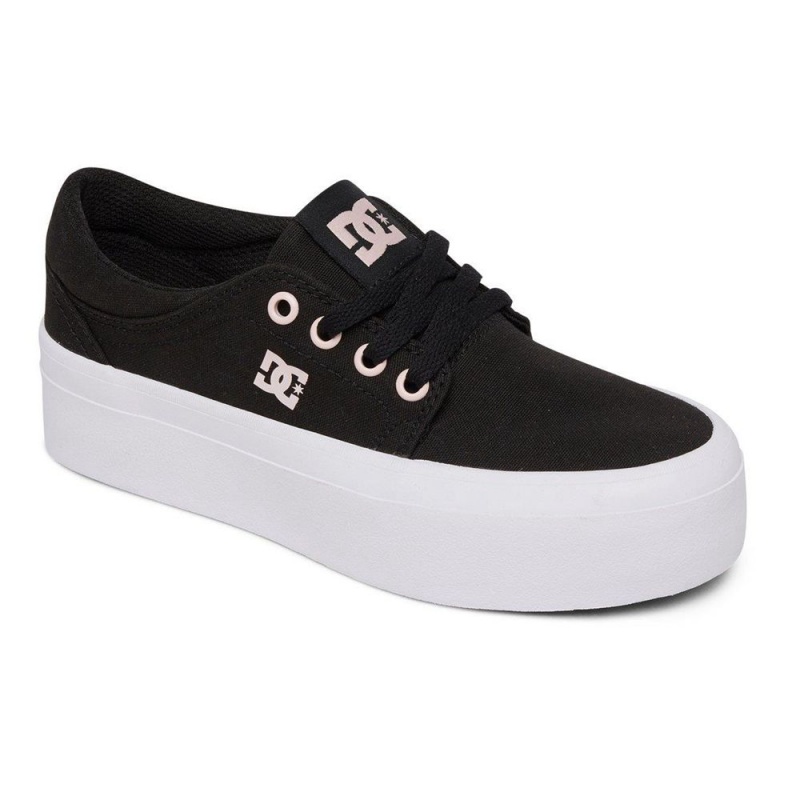 DC Shoes Trase Lasten Skeittikengät Mustat Pinkki | HYXN-72415