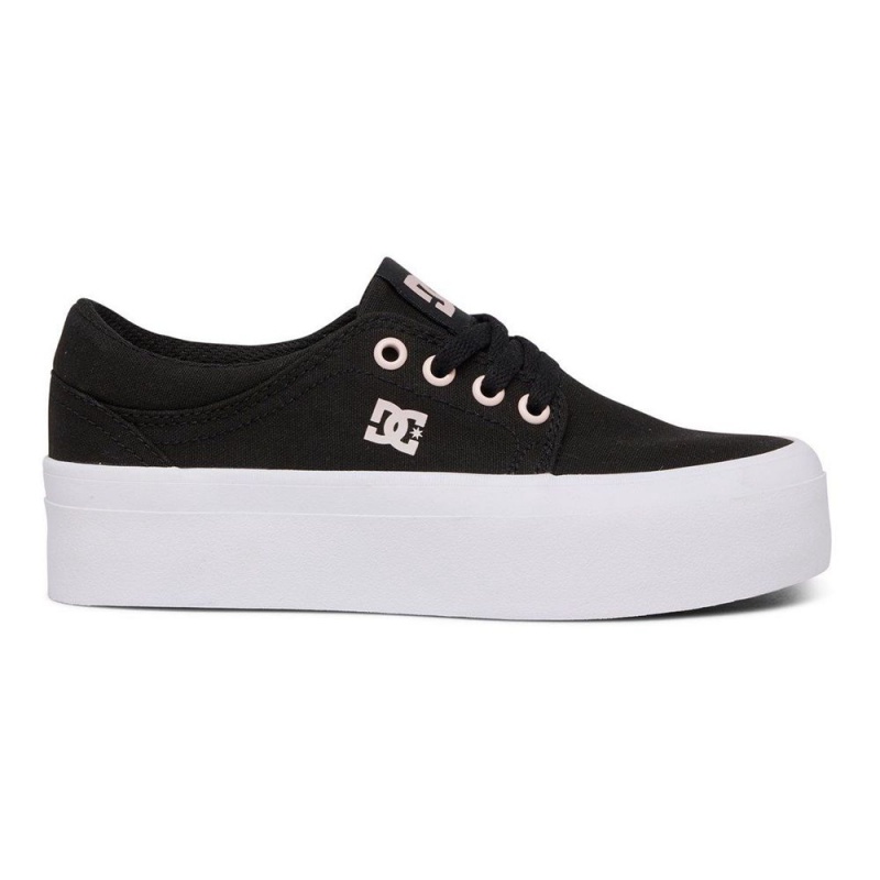 DC Shoes Trase Lasten Skeittikengät Mustat Pinkki | HYXN-72415