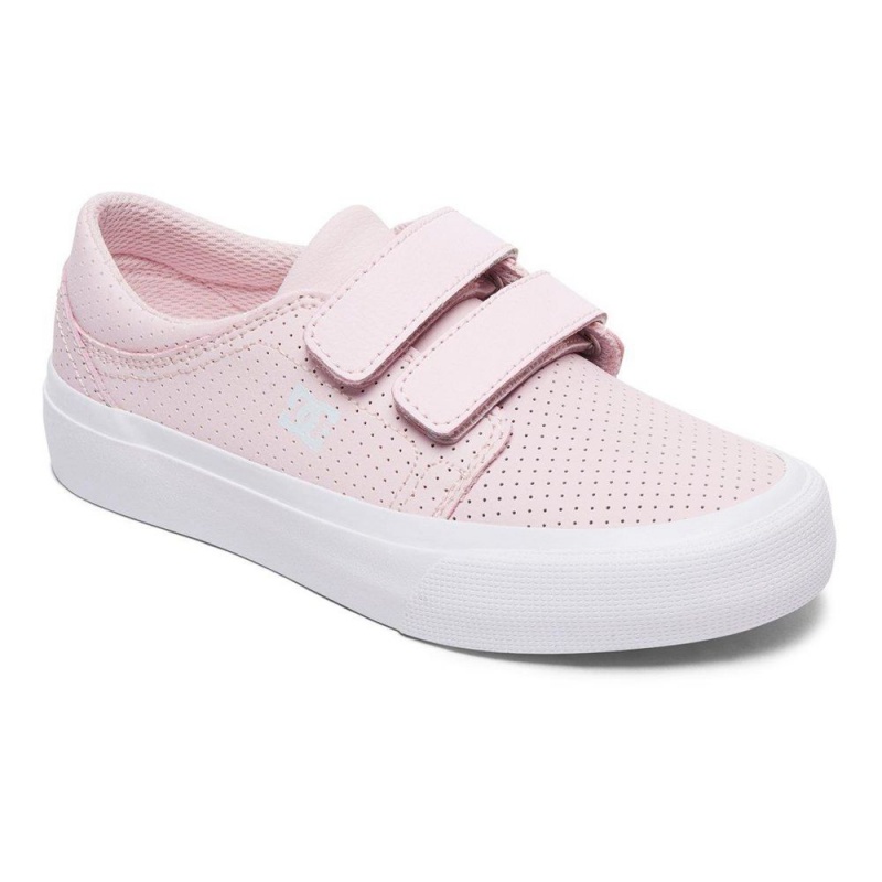 DC Shoes Trase Lasten Skeittikengät Pinkki | NUJV-61409