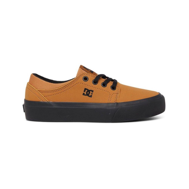 DC Shoes Trase Lasten Skeittikengät Ruskea Mustat | YJWT-64193