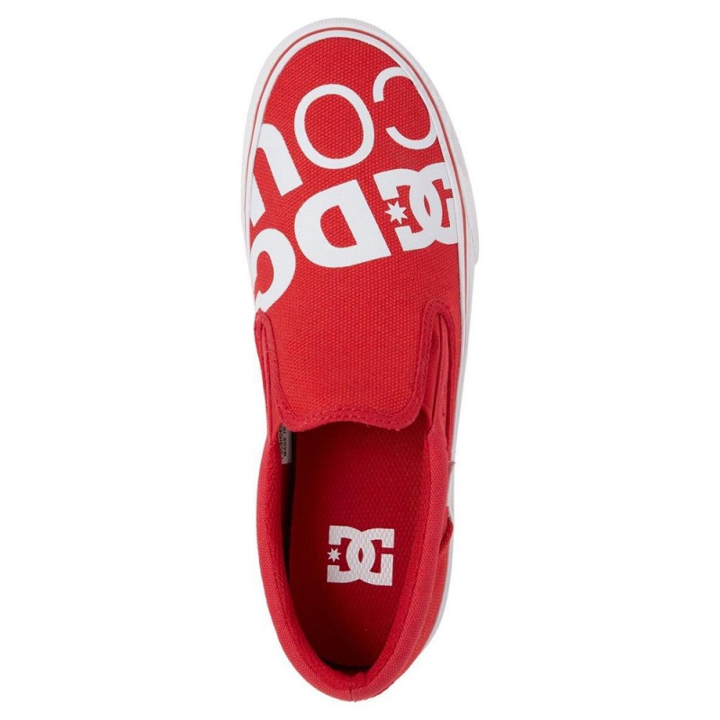 DC Shoes Trase Miesten Skeittikengät Punainen Valkoinen | BVCT-23694