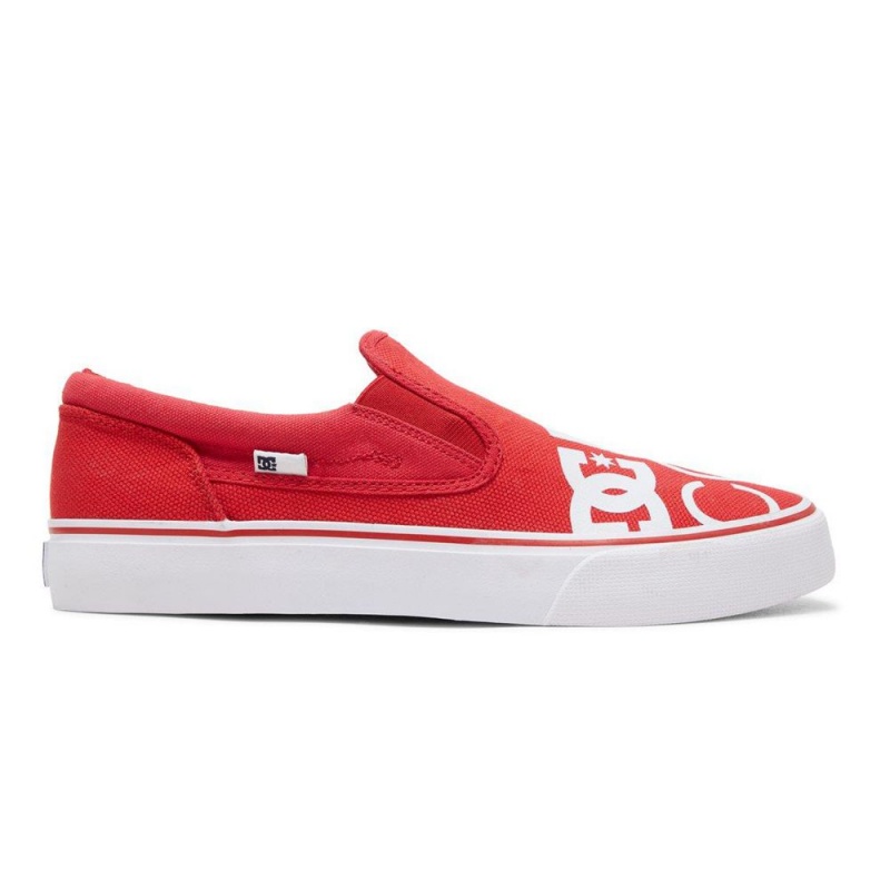 DC Shoes Trase Miesten Skeittikengät Punainen Valkoinen | BVCT-23694