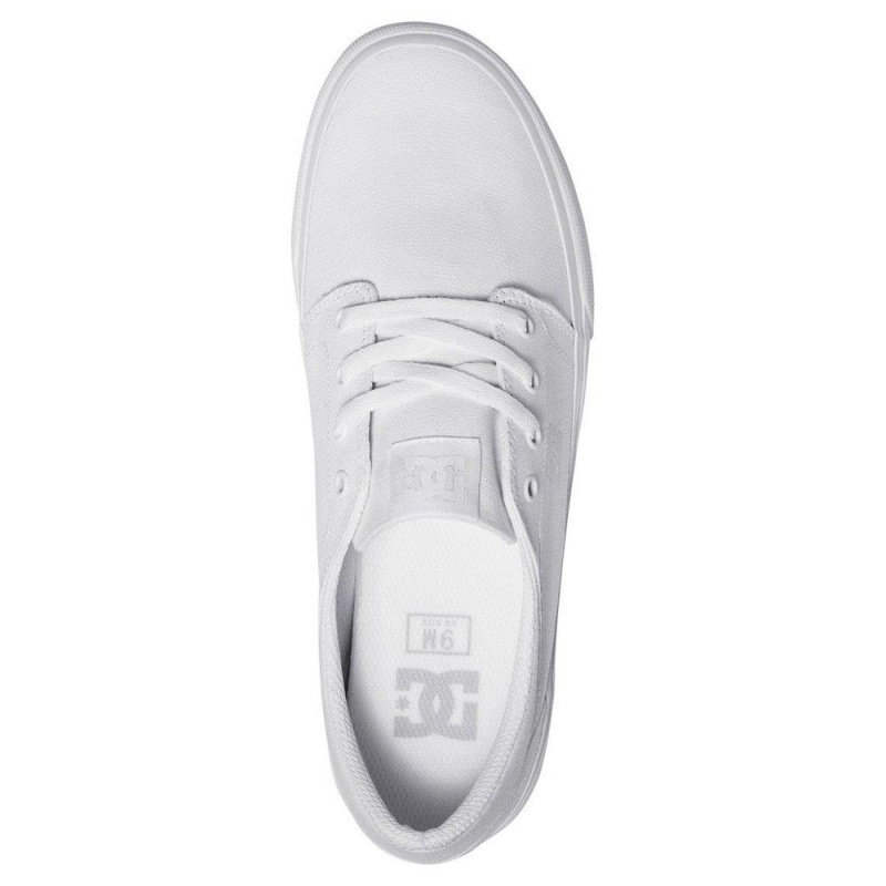 DC Shoes Trase Miesten Skeittikengät Valkoinen | QPAR-30672