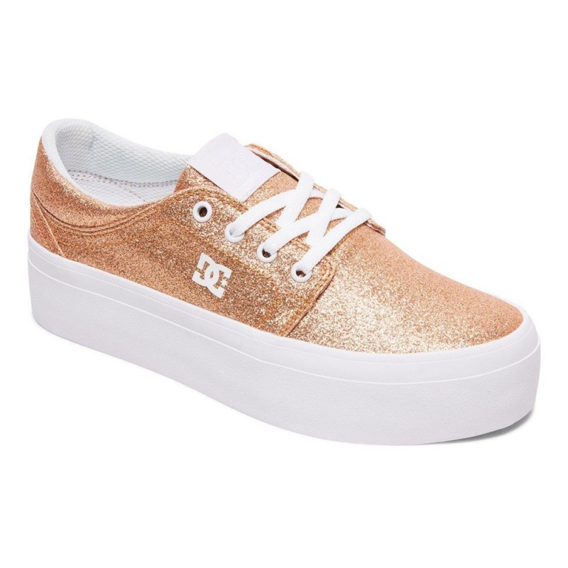 DC Shoes Trase Naisten Skeittikengät Kultaiset | DYQE-20987