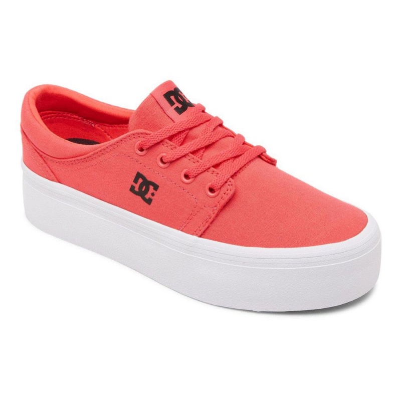 DC Shoes Trase Naisten Skeittikengät Pinkki Mustat | QAES-52439