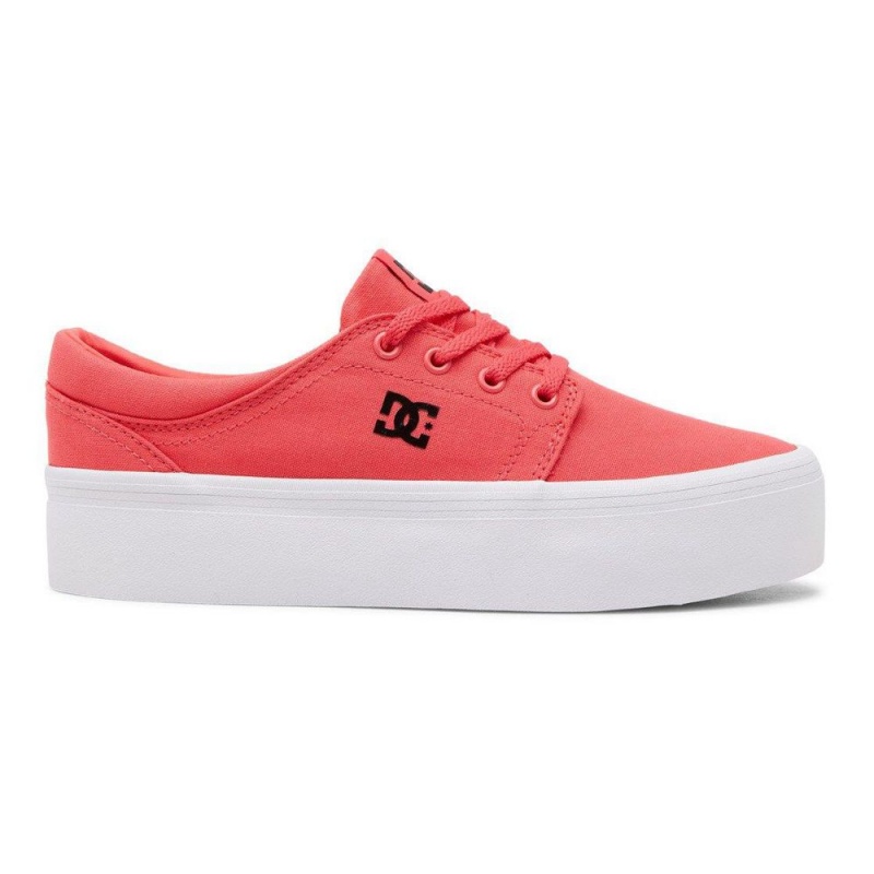 DC Shoes Trase Naisten Skeittikengät Pinkki Mustat | QAES-52439