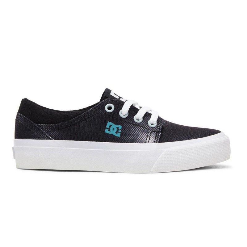 DC Shoes Trase TX Lasten Skeittikengät Mustat Valkoinen | GPDC-21803