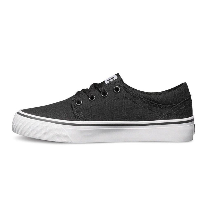 DC Shoes Trase TX Lasten Skeittikengät Mustat Valkoinen | VMDK-34621