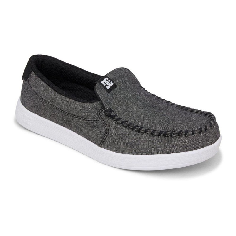 DC Shoes Villain Miesten Skeittikengät Harmaat | LWYO-91463