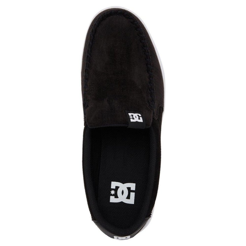 DC Shoes Villain Miesten Skeittikengät Mustat Valkoinen | BQGC-89246