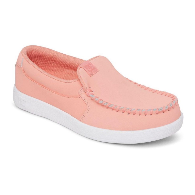 DC Shoes Villain Naisten Skeittikengät Pinkki | YWHI-07659