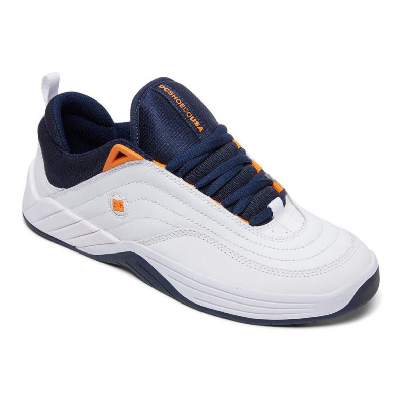 DC Shoes Williams Slim Miesten Tennarit Valkoinen Laivastonsininen | JXAR-53974