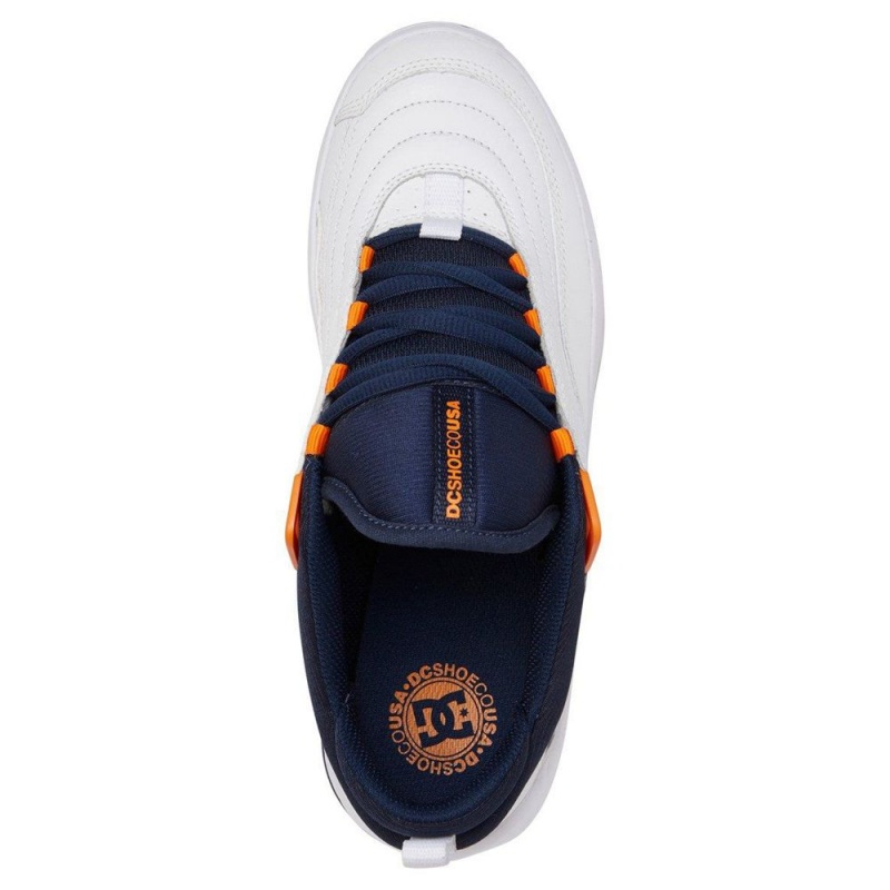 DC Shoes Williams Slim Miesten Tennarit Valkoinen Laivastonsininen | JXAR-53974