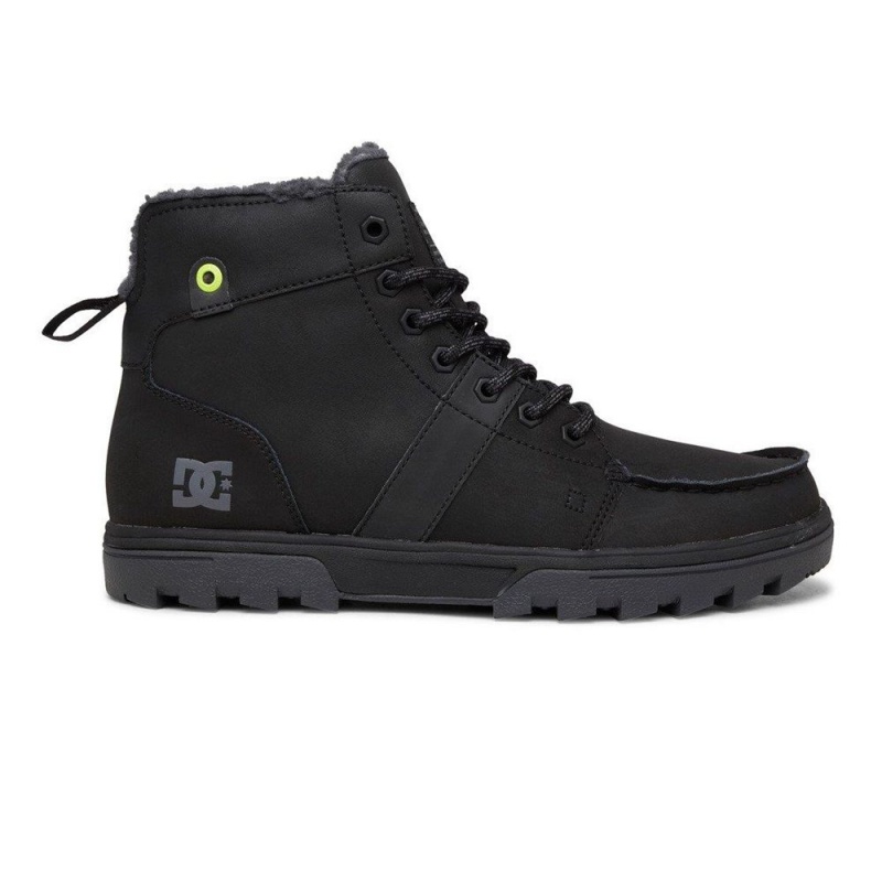 DC Shoes Woodland Miesten Saappaat Mustat | GXED-42675